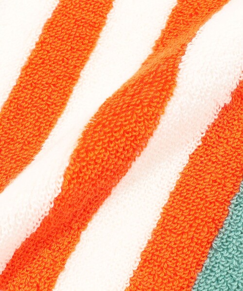 TOMORROWLAND HOME（トゥモローランドホーム）の「コットンストライプハンドタオル（タオル・レディース・カーキ/イエロー系その他2/オレンジ系その他・FREE）」の5枚目の写真