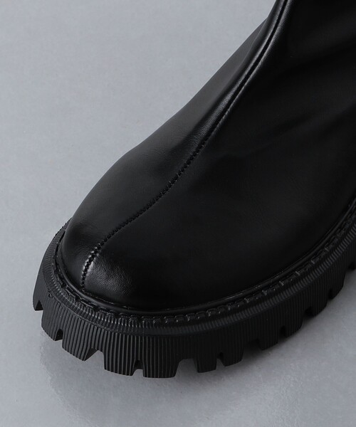 UNITED ARROWS ストレッチ レインブーツ　ブラック　【晴雨兼用】 ストレッチ レインブーツ（レインシューズ）｜UNITED ARROWS