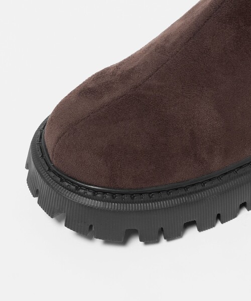 UNITED ARROWS（ユナイテッドアローズ）の「ストレッチ レインブーツ（レインシューズ・レディース・ブラック/オフホワイト/ベージュ/ダークブラウン・37/36/35/38）」の8枚目の写真