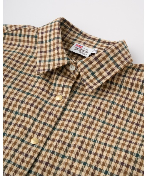 Traditional Weatherwear（トラディショナルウェザーウェア）の「WHITBY（シャツ/ブラウス・レディース・ベージュ系その他/グリーン系その他・S）」の7枚目の写真