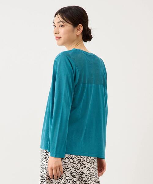 MELROSE claire(メルローズ クレール)の「ヨーク切替カーディガン(カーディガン/ボレロ・レディース・レッド/ブラック/ブルーグリーン/アイボリー・FREE)」の16枚目の写真