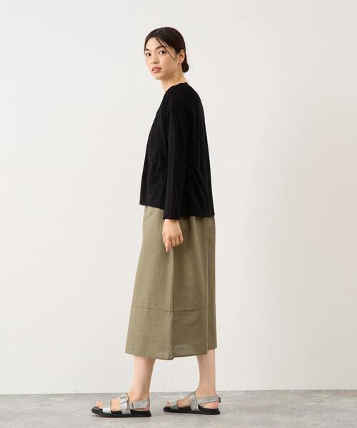 MELROSE claire(メルローズ クレール)の「ヨーク切替カーディガン(カーディガン/ボレロ・レディース・レッド/ブラック/ブルーグリーン/アイボリー・FREE)」の6枚目の写真