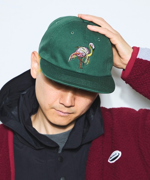 AlexanderLeeChang（アレキサンダーリーチャン）の「AlexanderLeeChang アレキサンダーリーチャン / BLC COTTON CAP [BANAMINGO] バナミンゴ刺繍コットンキャップ / BC-052416（キャップ・メンズ・グリーン/オリーブ/ブラック・FREE）」の3枚目の写真