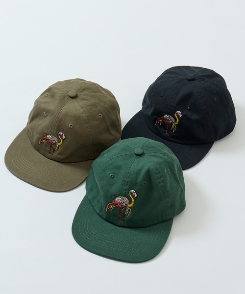 AlexanderLeeChang（アレキサンダーリーチャン）の「AlexanderLeeChang アレキサンダーリーチャン / BLC COTTON CAP [BANAMINGO] バナミンゴ刺繍コットンキャップ / BC-052416（キャップ・メンズ・グリーン/オリーブ/ブラック・FREE）」の4枚目の写真