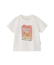 gelato pique（ジェラートピケ）の「【KIDS】シリアルベアワンポイントTシャツ（ルームウェア/パジャマ・キッズ）」