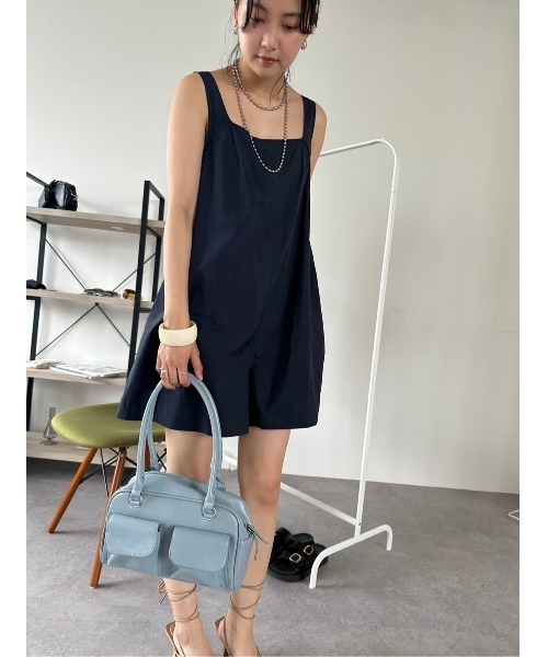 HANNE（アン）の「２ポケットフェイクレザーショルダーバッグ（ショルダーバッグ・レディース・ブルー/ブラック・FREE）」の19枚目の写真