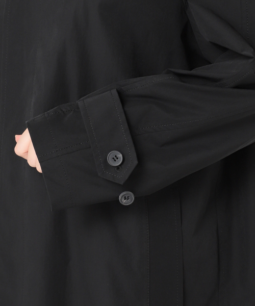 plage(プラージュ)の「Balmacaan コート(ステンカラーコート・レディース・ブラック/ブラウン・36/38)」の12枚目の写真