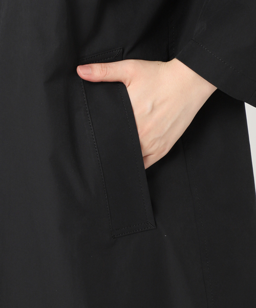 plage(プラージュ)の「Balmacaan コート(ステンカラーコート・レディース・ブラック/ブラウン・36/38)」の13枚目の写真