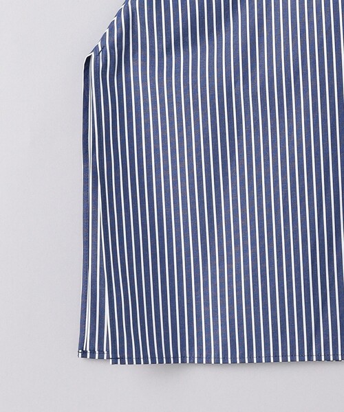 UNITED ARROWS（ユナイテッドアローズ）の「タックフレア ノースリーブ ブラウス（シャツ/ブラウス・レディース・その他7/ライトブルー/ホワイト・FREE）」の12枚目の写真