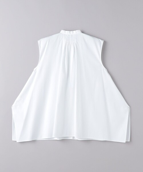 UNITED ARROWS（ユナイテッドアローズ）の「タックフレア ノースリーブ ブラウス（シャツ/ブラウス・レディース・その他7/ライトブルー/ホワイト・FREE）」の17枚目の写真