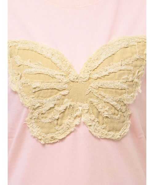 jouetie(ジュエティ)の「【ZOZOTOWN限定】バタフライドッキング Tシャツ(Tシャツ/カットソー・レディース・ピンク/ブラック/オフホワイト・MEDIUM)」の14枚目の写真