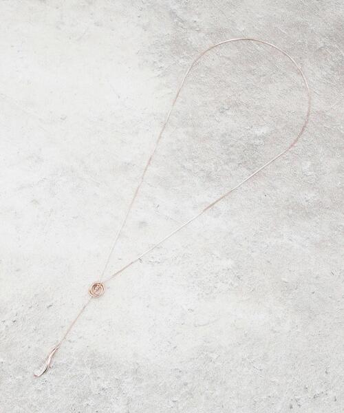 SHOO・LA・RUE（シューラルー）の「◆【2WAY】リングクリアバーネックレス（ネックレス・レディース・ゴールド/シルバー/ピンクゴールド・00）」の9枚目の写真