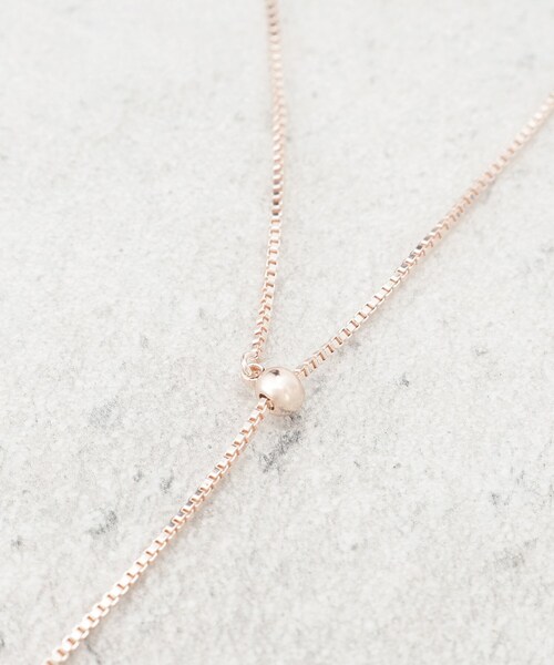 SHOO・LA・RUE（シューラルー）の「◆【2WAY】リングクリアバーネックレス（ネックレス・レディース・ゴールド/シルバー/ピンクゴールド・00）」の8枚目の写真