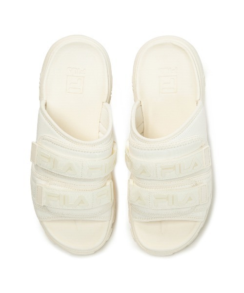 FILA(フィラ)の「FILA OUTDOOR SLIDE (フィラ アウトドアスライド)(サンダル・レディース・ベージュ・24cm/25cm/23cm)」の2枚目の写真