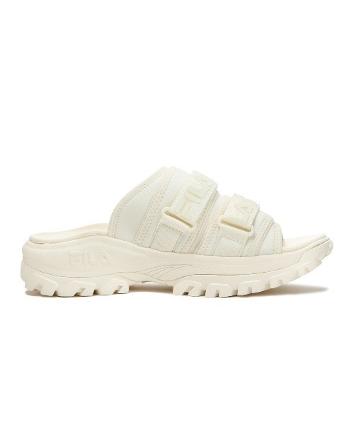 FILA(フィラ)の「FILA OUTDOOR SLIDE (フィラ アウトドアスライド)(サンダル・レディース・ベージュ・24cm/25cm/23cm)」の4枚目の写真