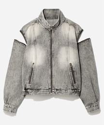 HARE | 【SET UP対応】2WAY‐ZIPデニムブルゾン(HARE)(ブルゾン)