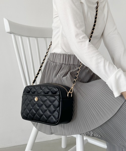 ❤新品❤ソルプレーサ❤キルティングショルダートートバック❤C.グレー❤ シークレットドア SecretDoor ショルダーバッグ キルティング スタッズ