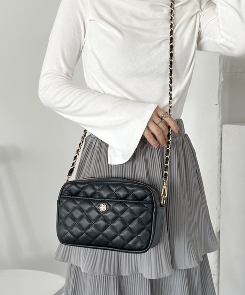 【LYN】TIMOTHY SHOULDER BAG キルティング ショルダーバッグ LIZDAYS キルティングナイロンショルダーバッグ[品番