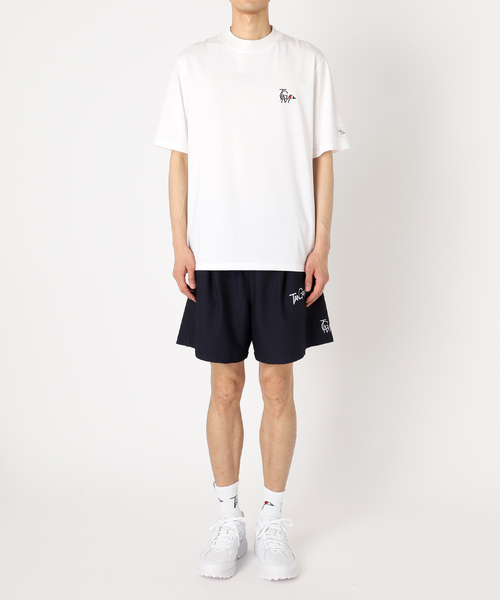 TANGRAM（タングラム）の「TANGRAM × EDIFICE GOLF  別注 モックネック（Tシャツ/カットソー・メンズ・ホワイト/ネイビー・X-LARGE/LARGE/MEDIUM）」の5枚目の写真