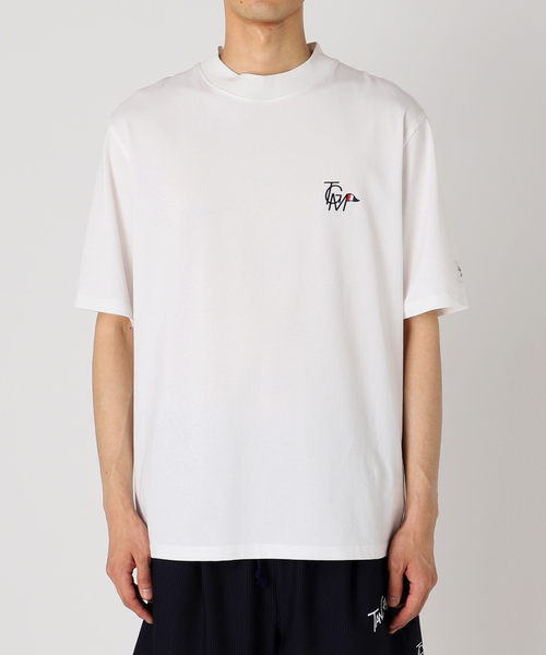 TANGRAM（タングラム）の「TANGRAM × EDIFICE GOLF  別注 モックネック（Tシャツ/カットソー・メンズ・ホワイト/ネイビー・X-LARGE/LARGE/MEDIUM）」の6枚目の写真