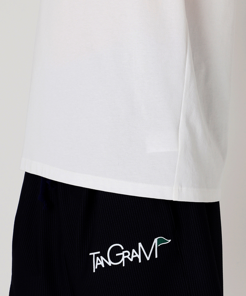 TANGRAM（タングラム）の「TANGRAM × EDIFICE GOLF  別注 モックネック（Tシャツ/カットソー・メンズ・ホワイト/ネイビー・X-LARGE/LARGE/MEDIUM）」の14枚目の写真