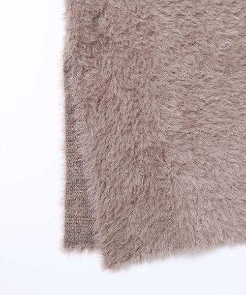 hunch（ハンチ）の「【WEB限定/別注】シャギーニット ベスト（ベスト・レディース・ダークグレー/モカ/オフホワイト・FREE）」の14枚目の写真