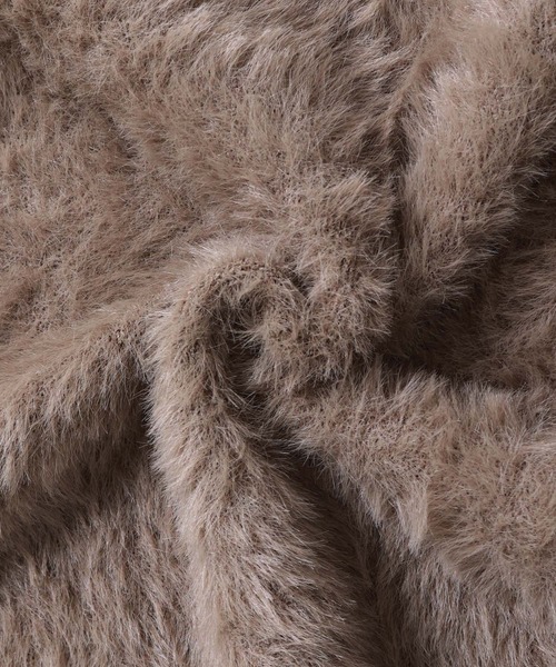 hunch（ハンチ）の「【WEB限定/別注】シャギーニット ベスト（ベスト・レディース・ダークグレー/モカ/オフホワイト・FREE）」の18枚目の写真