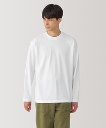 無印良品（ムジルシリョウヒン）の「紳士　天竺編みクルーネック長袖Ｔシャツ（Tシャツ/カットソー）」