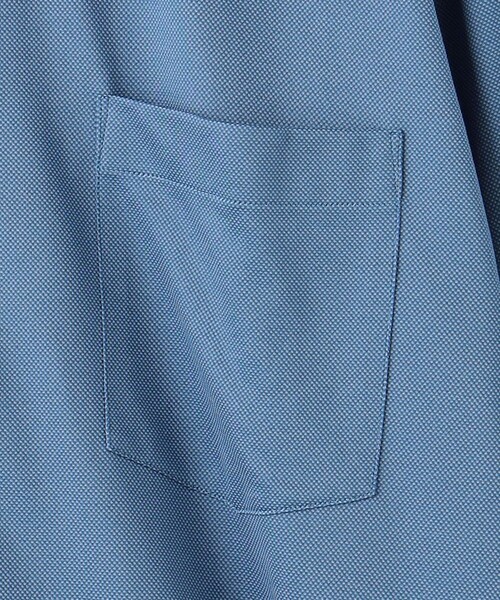 green label relaxing（グリーンレーベルリラクシング）の「TC ミニバーズアイ ボタンダウン ドレスシャツ -ストレッチ・イージーアイロン-（ビジネスシャツ・メンズ・ネイビー/コバルトブルー/ライトグレー・L/M/S/XL）」の17枚目の写真