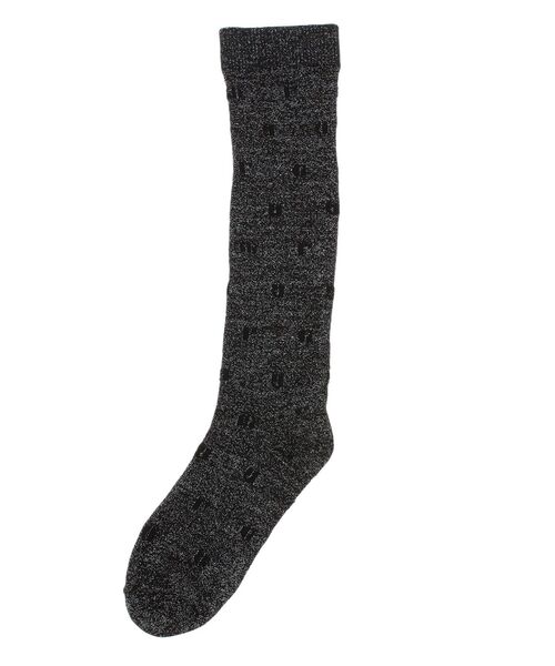 MURUA（ムルーア）の「シアーロゴラメソックス（ソックス/靴下・レディース・ブラック・FREE）」の4枚目の写真