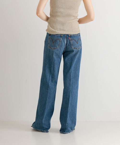 Levi's（リーバイス）の「Levi’s　RIBCAGE WIDE LEG（デニムパンツ・レディース・ブルー・25/26）」の3枚目の写真