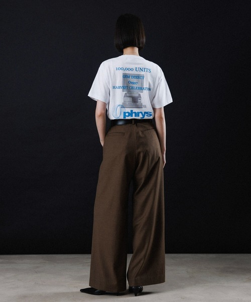 Ophrys（オフリス）の「【Ophrys】GRAPHIC TEE COMPACT（Tシャツ/カットソー・レディース・ホワイト系その他/ホワイト/ホワイト系その他2・M）」の5枚目の写真