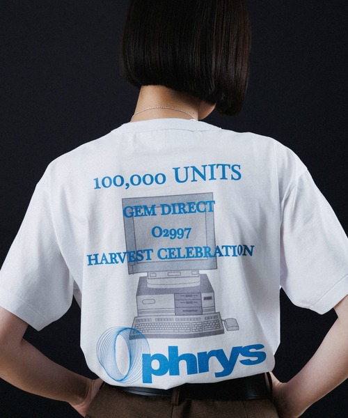 Ophrys（オフリス）の「【Ophrys】GRAPHIC TEE COMPACT（Tシャツ/カットソー・レディース・ホワイト系その他/ホワイト/ホワイト系その他2・M）」の10枚目の写真