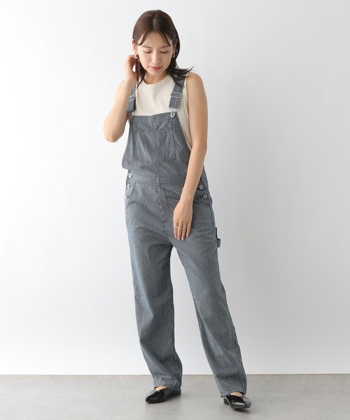 LEPSIM（レプシィム）の「デニムオーバーオール　129945（サロペット/オーバーオール・レディース・ブルー/ネイビー・FREE）」の5枚目の写真