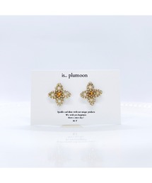 【plumoon】ワンポイントフラワー尖った花弁(MA)