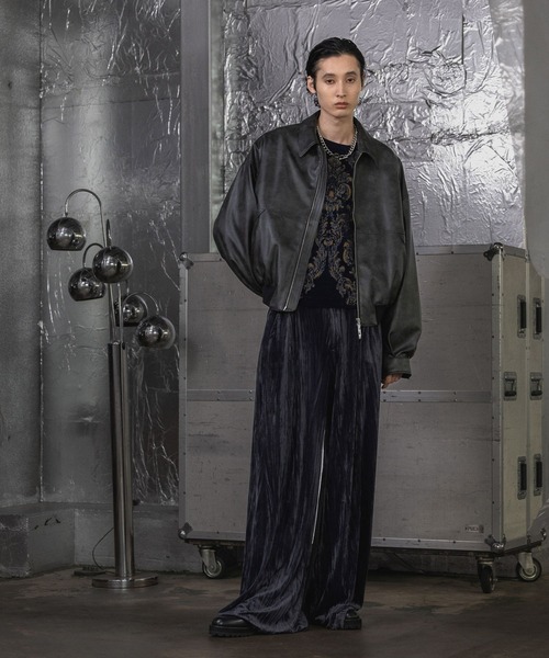 HARE（ハレ）の「【SET UP対応】DABOルーズベロアパンツ(HARE)（その他パンツ・メンズ・ブラック/グレー・FREE）」の4枚目の写真