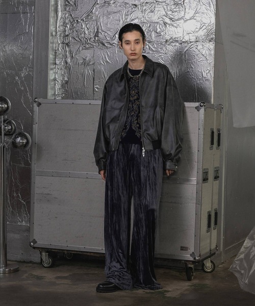 HARE（ハレ）の「【SET UP対応】DABOルーズベロアパンツ(HARE)（その他パンツ・メンズ・ブラック/グレー・FREE）」の5枚目の写真