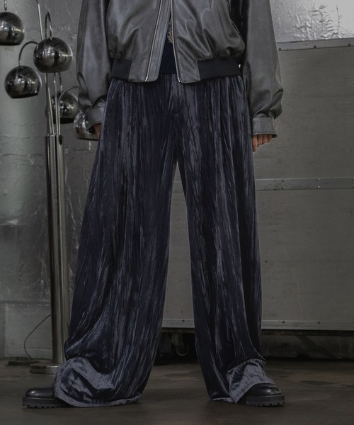 HARE（ハレ）の「【SET UP対応】DABOルーズベロアパンツ(HARE)（その他パンツ・メンズ・ブラック/グレー・FREE）」の8枚目の写真