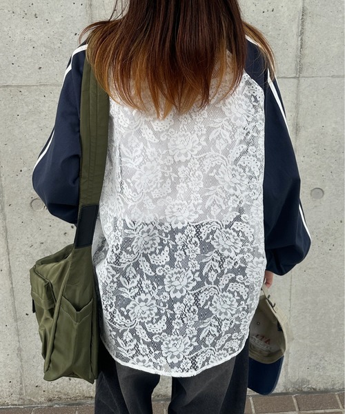 kutir(クティール)の「レースラグランハートロンT(Tシャツ/カットソー・レディース・その他/カーキ/ブラック/ボルドー/ホワイト・FREE)」の13枚目の写真