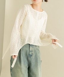 KBF | フロントホックレースプルオーバー(Tシャツ/カットソー)