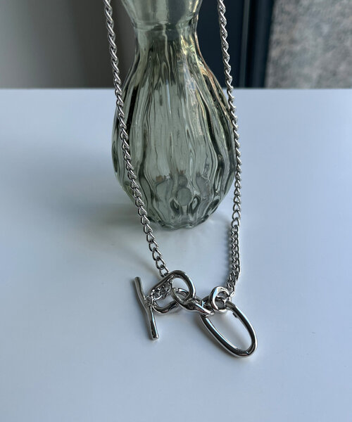 Chez toi（シェトワ）の「ダブルチェーンネックレス（ネックレス・レディース・シルバー/ゴールド・FREE）」の4枚目の写真