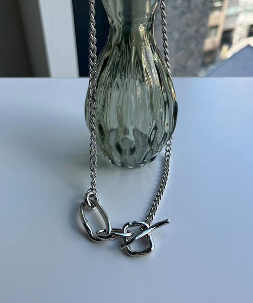 Chez toi（シェトワ）の「ダブルチェーンネックレス（ネックレス・レディース・シルバー/ゴールド・FREE）」の5枚目の写真