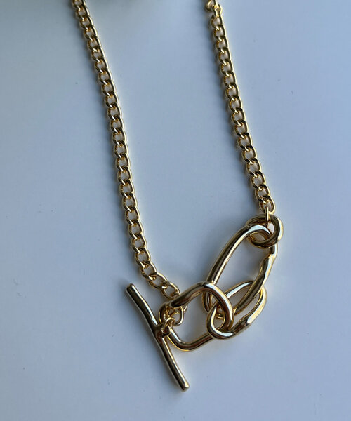 Chez toi（シェトワ）の「ダブルチェーンネックレス（ネックレス・レディース・シルバー/ゴールド・FREE）」の7枚目の写真