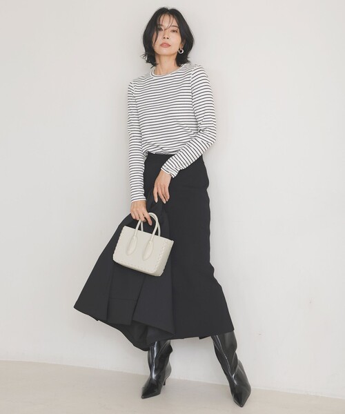 tシャツ 「洗える」コットンカシミヤ クルーネックカットソー レディース 洗える】コットンカシミヤ クルーネックカットソー（Tシャツ