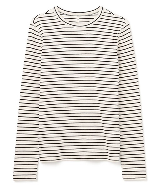 洗える】コットンカシミヤ クルーネックカットソー（Tシャツ