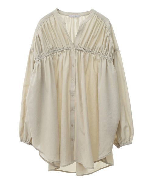 Green Parks(グリーンパークス)の「シャーリングボリュームチュニック(チュニック・レディース・アイボリー/オリーブ/チャコールグレー・FREE)」の22枚目の写真