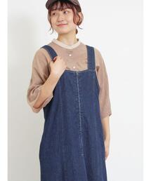 Samansa Mos2 | 千鳥格子柄クレリックオーバーシャツ(シャツ/ブラウス)