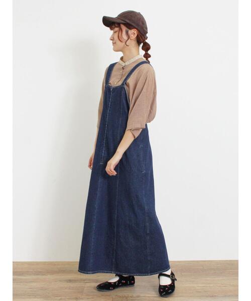 Samansa Mos2（サマンサ モスモス）の「千鳥格子柄クレリックオーバーシャツ（シャツ/ブラウス・レディース・ブルー/チャコールグレー/ブラック/ブラウン・F）」の8枚目の写真