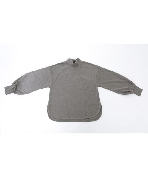 n'OrLABEL(ノアールレーベル)の「タートルボリューム袖ロンT(Tシャツ/カットソー・レディース・ボルドー/オフホワイト/ブラック/チャコールグレー・2/1)」の5枚目の写真