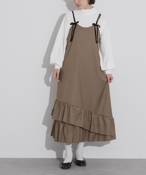 n'OrLABEL(ノアールレーベル)の「タートルボリューム袖ロンT(Tシャツ/カットソー・レディース・ボルドー/オフホワイト/ブラック/チャコールグレー・2/1)」の20枚目の写真